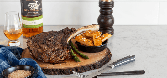 Tomahawk Steak with Scotch Salt Recipe - Indigo Pool Patio BBQ