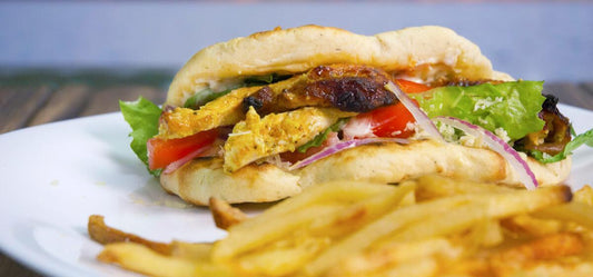 Grilled Chicken Shawarma on a Rotisserie Recipe - Indigo Pool Patio BBQ
