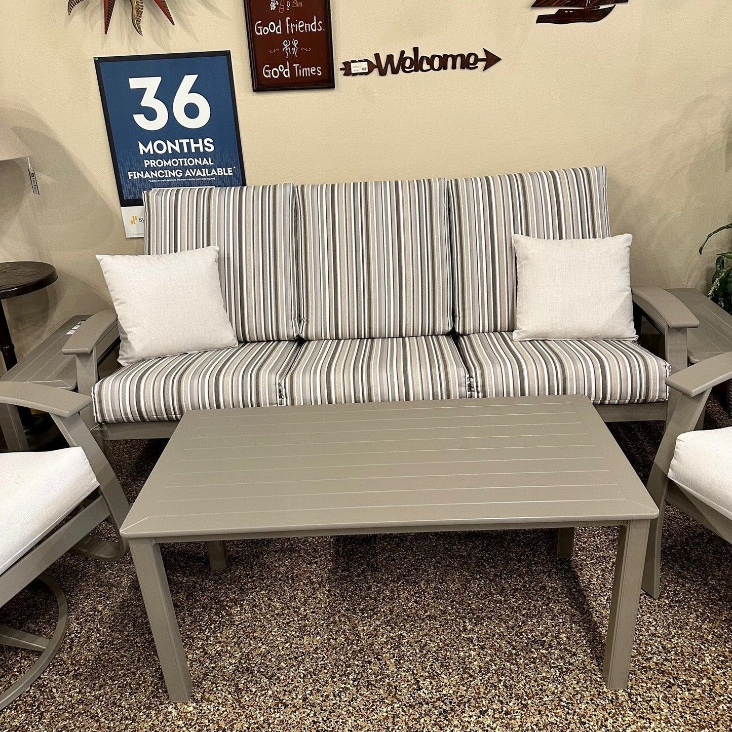 Telescope Casual Belle Isle Chat Set Telescope Casual Indigo Pool Patio BBQ