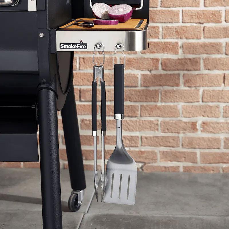 Weber Precision Grill Tongs & Spatula Set Weber Indigo Pool Patio BBQ