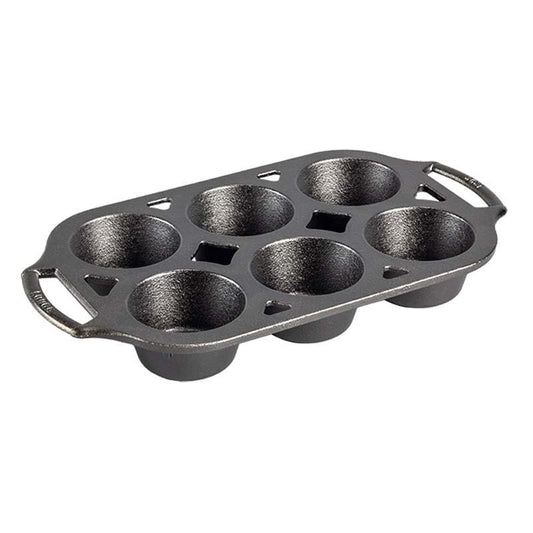 Lodge Cast Iron 6 Cup Muffin Pan - Indigo Pool Patio BBQ
