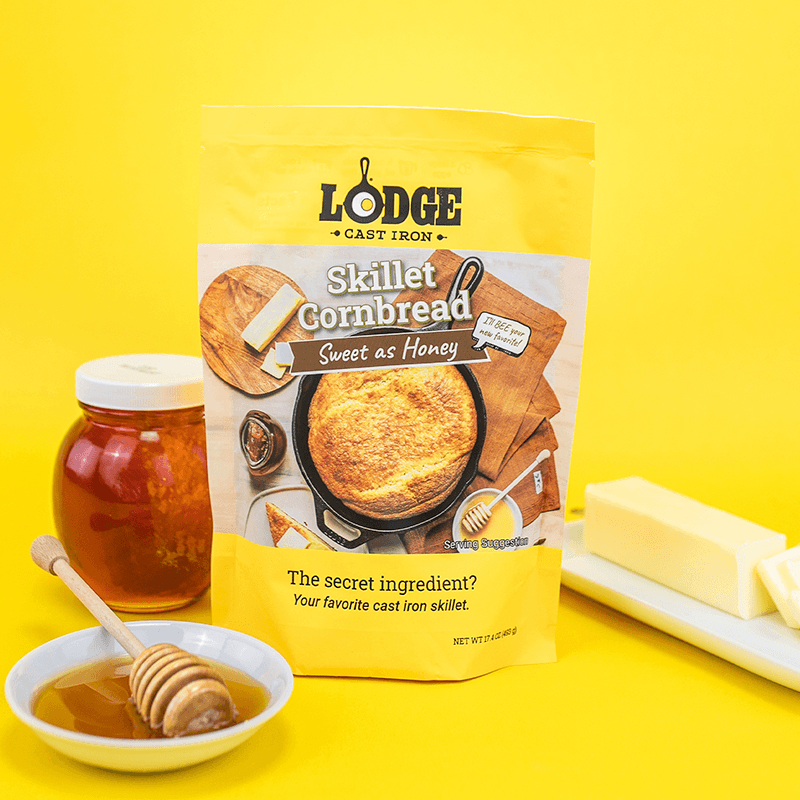 Lodge Sweet As Honey Skillet Cornbread Mix - Indigo Pool Patio BBQ