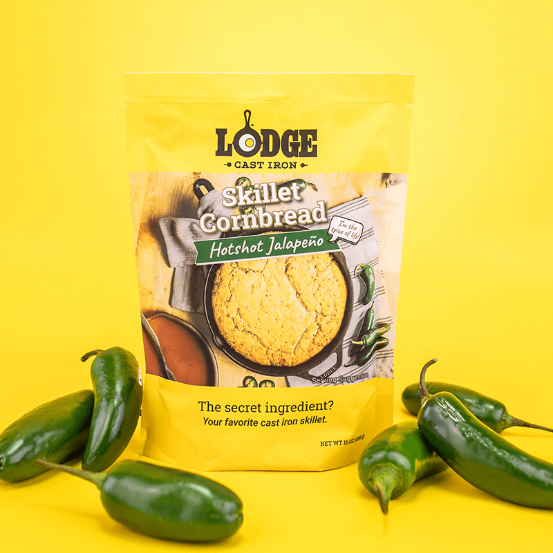 Lodge Hot Shot Jalapeño Skillet Cornbread Mix - Indigo Pool Patio BBQ