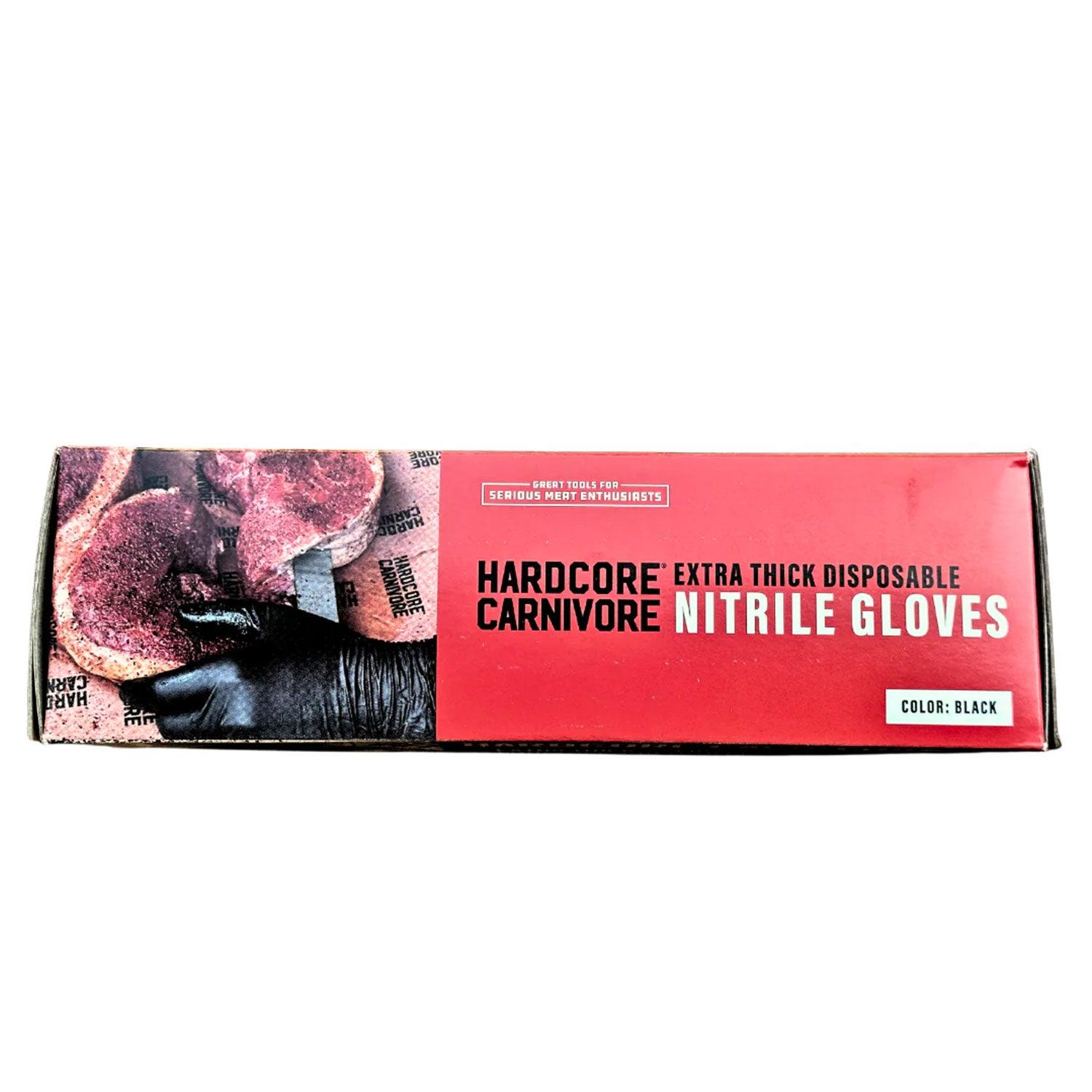 Hardcore Carnivore: Disposable Nitrile Gloves - Indigo Pool Patio BBQ