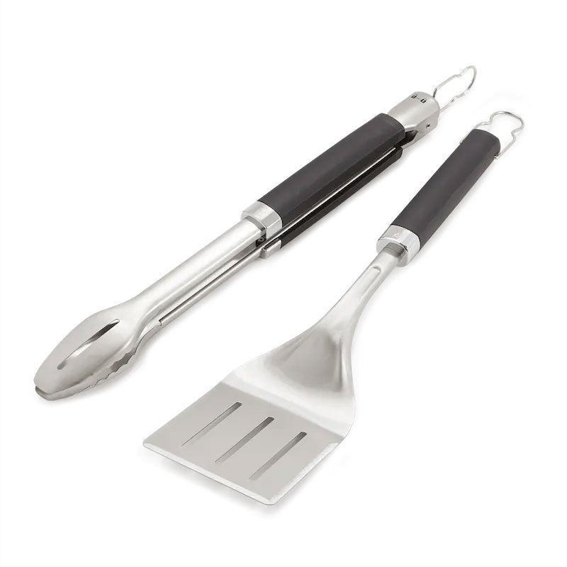 Weber Precision Grill Tongs & Spatula Set Weber Indigo Pool Patio BBQ