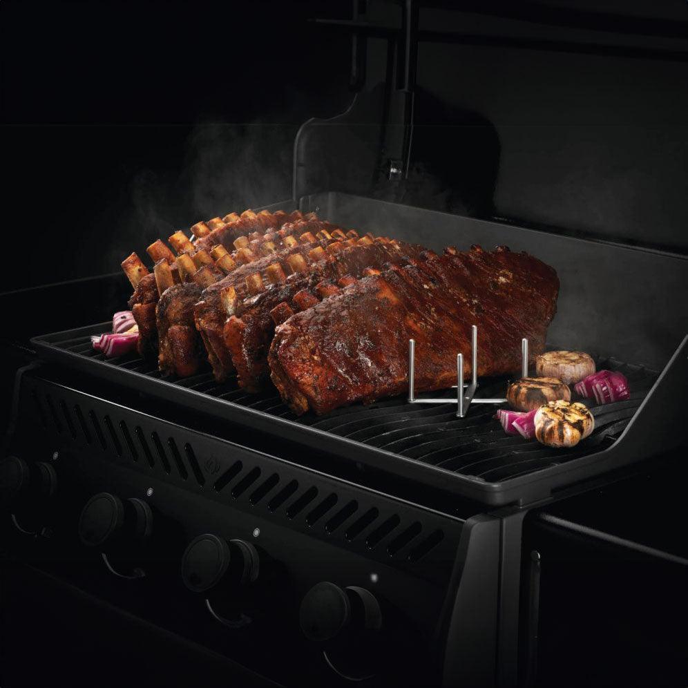 Napoleon Expandable Rib Holder Indigo Pool Patio BBQ