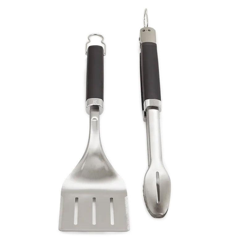 Weber Precision Grill Tongs & Spatula Set Weber Indigo Pool Patio BBQ