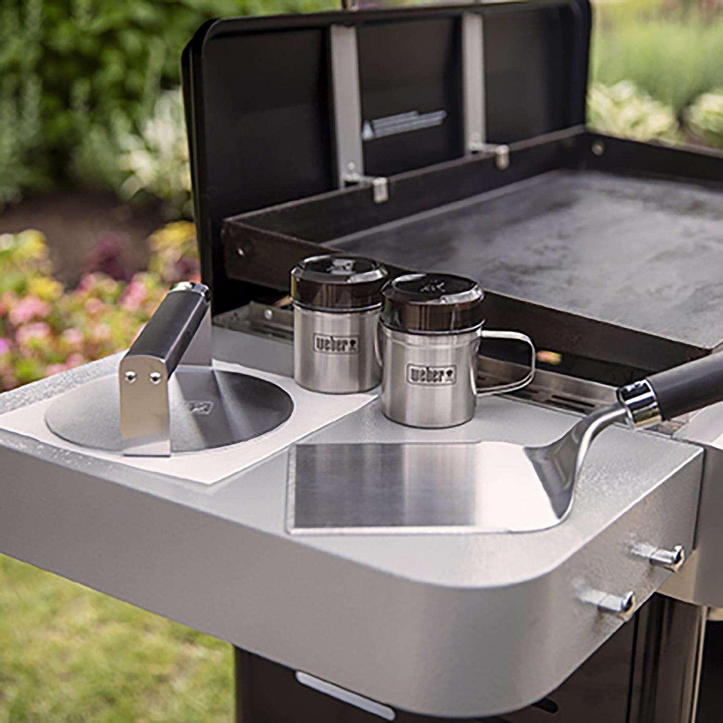 Weber Smash Burger Set Weber Indigo Pool Patio BBQ