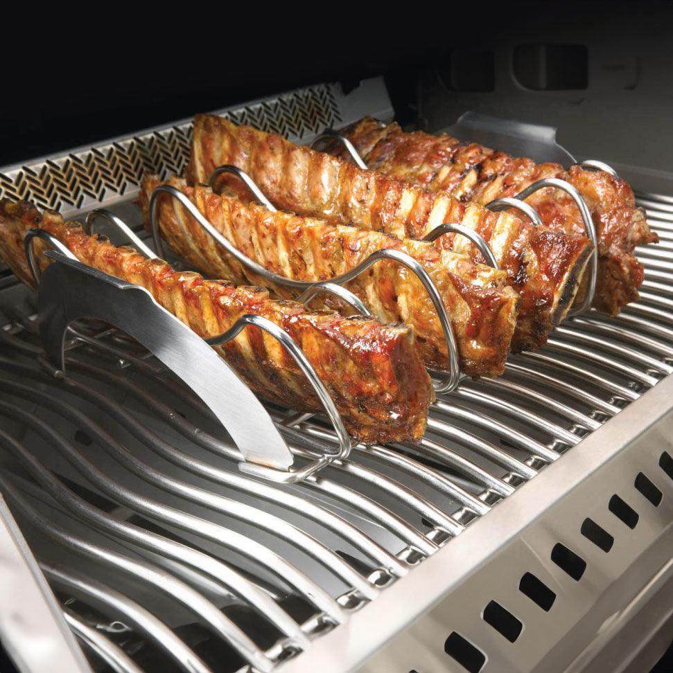 Napoleon Stainless Steel Rib & Roast Rack - Indigo Pool Patio BBQ