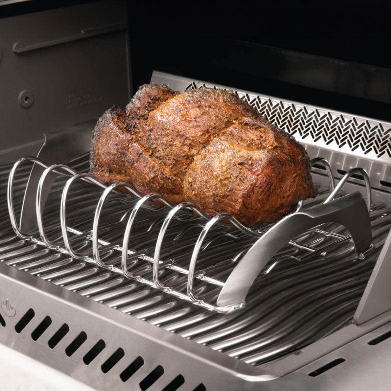 Napoleon Stainless Steel Rib & Roast Rack - Indigo Pool Patio BBQ