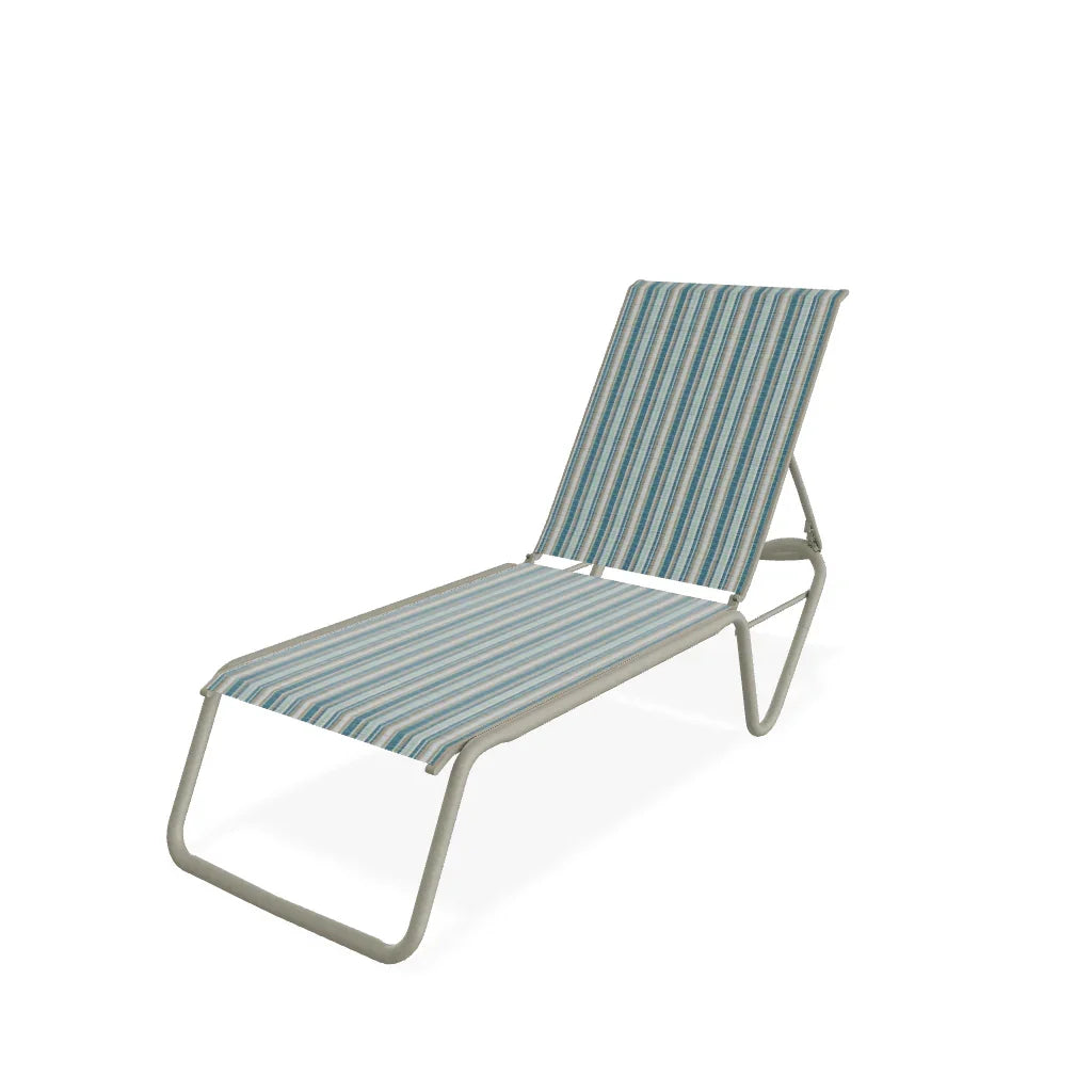 Gardenella Sling Chaise without Arms - Indigo Pool Patio BBQ