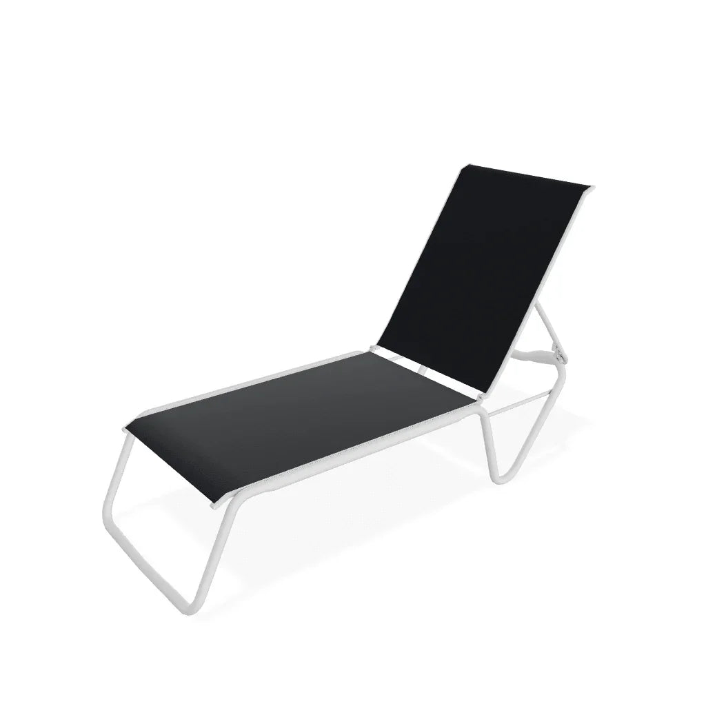 Gardenella Sling Chaise without Arms Telescope Casual Indigo Pool Patio BBQ