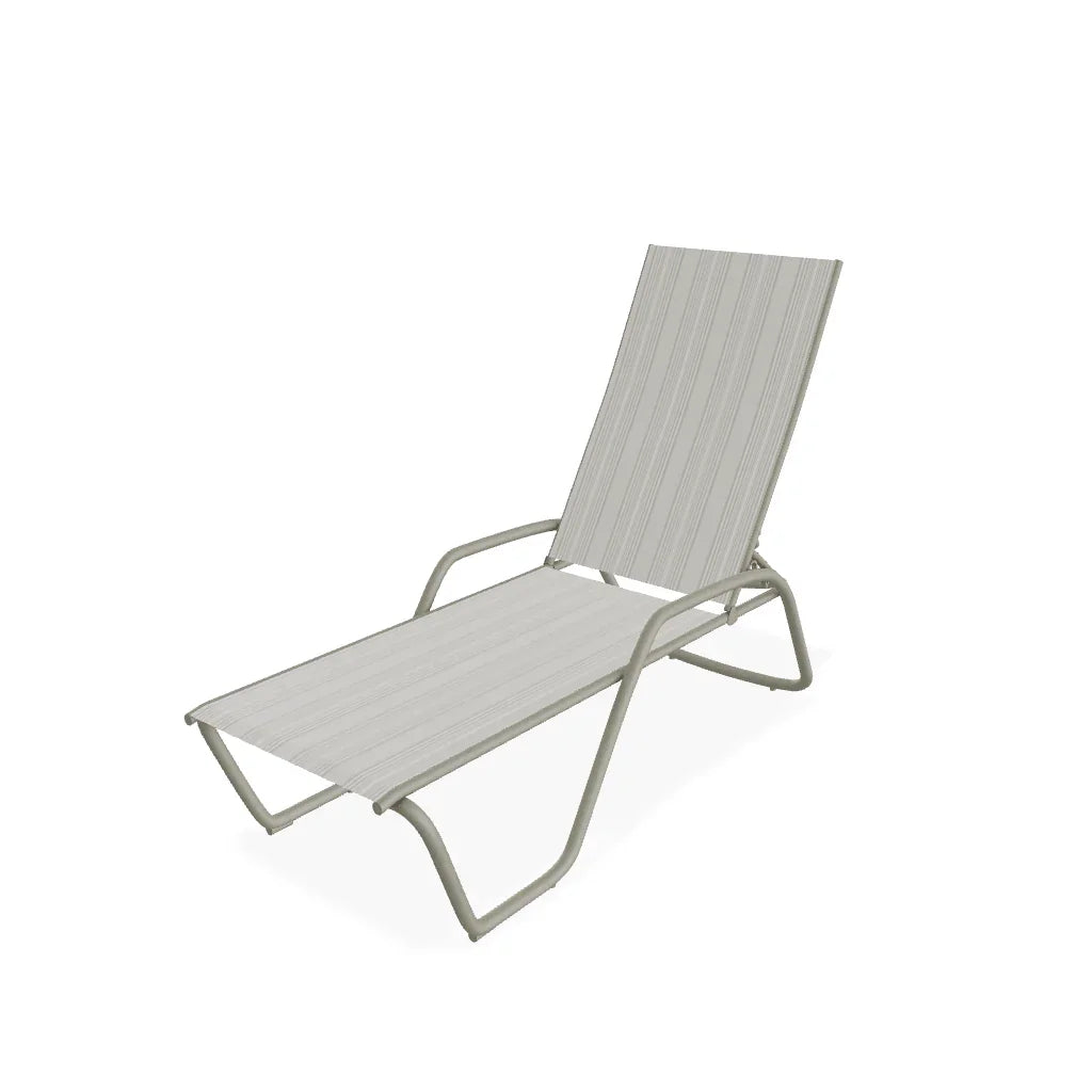 Gardenella Sling Chaise with Arms Telescope Casual Indigo Pool Patio BBQ