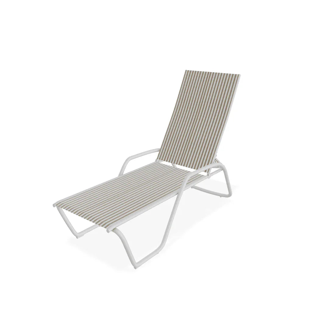 Gardenella Sling Chaise with Arms Telescope Casual Indigo Pool Patio BBQ