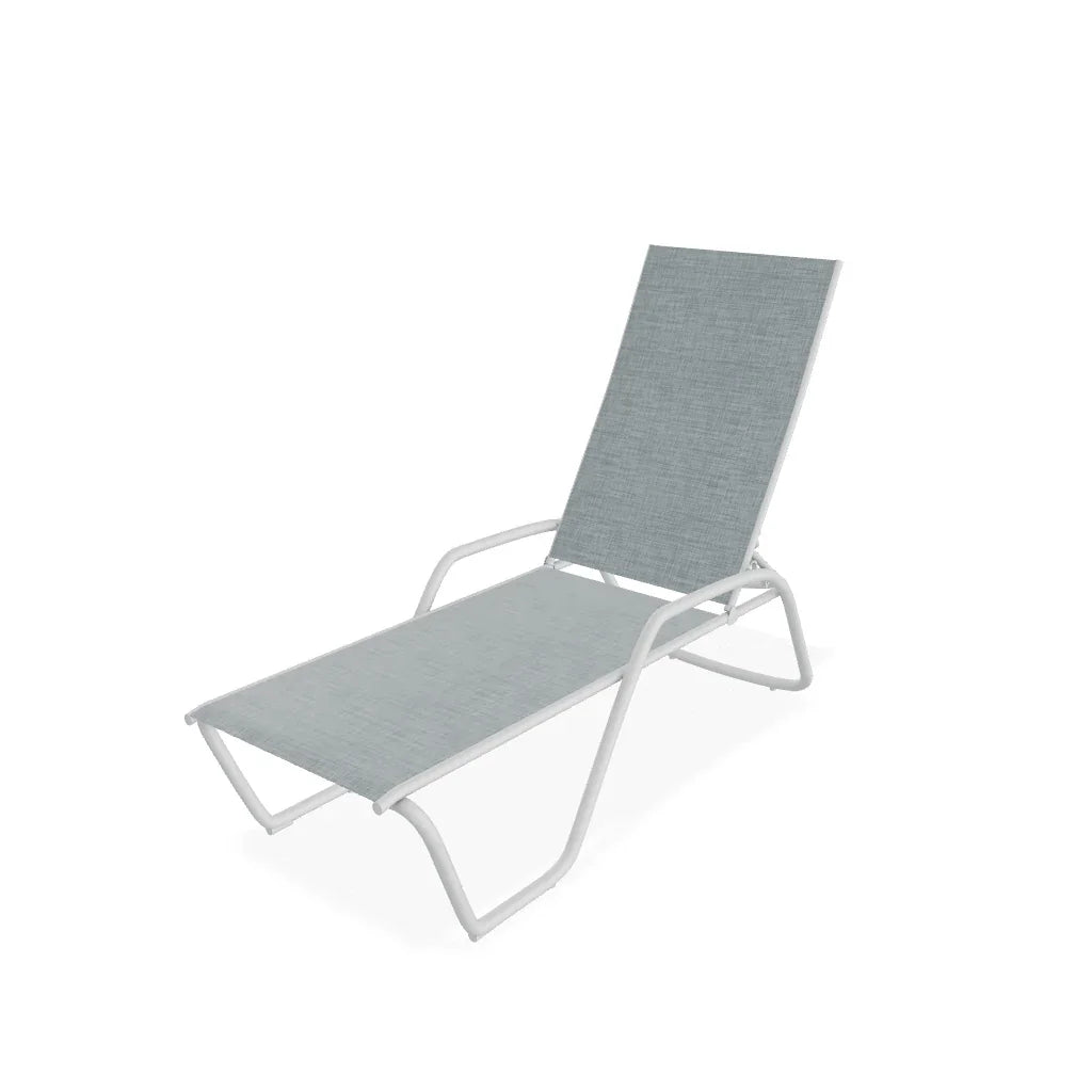 Gardenella Sling Chaise with Arms Telescope Casual Indigo Pool Patio BBQ