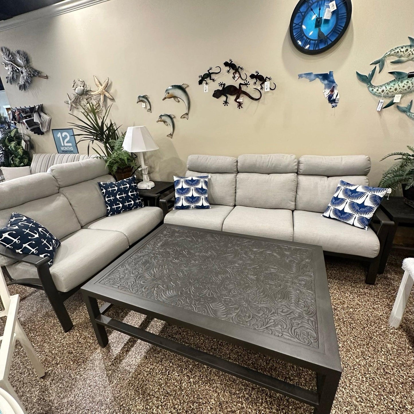 Tropitone Corsica Cushion Lounge Set Tropitone Indigo Pool Patio BBQ