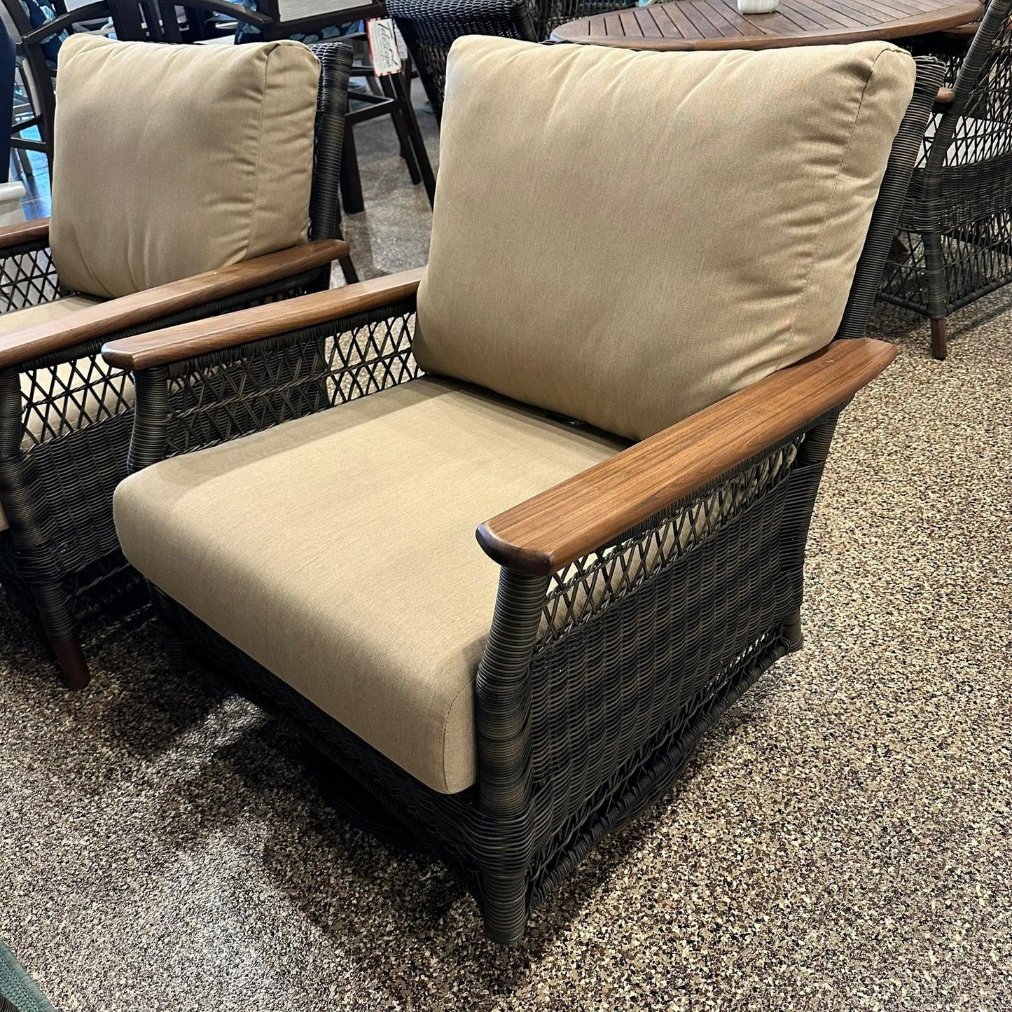 Jensen Outdoor Vintage Lounge Set - Indigo Pool Patio BBQ