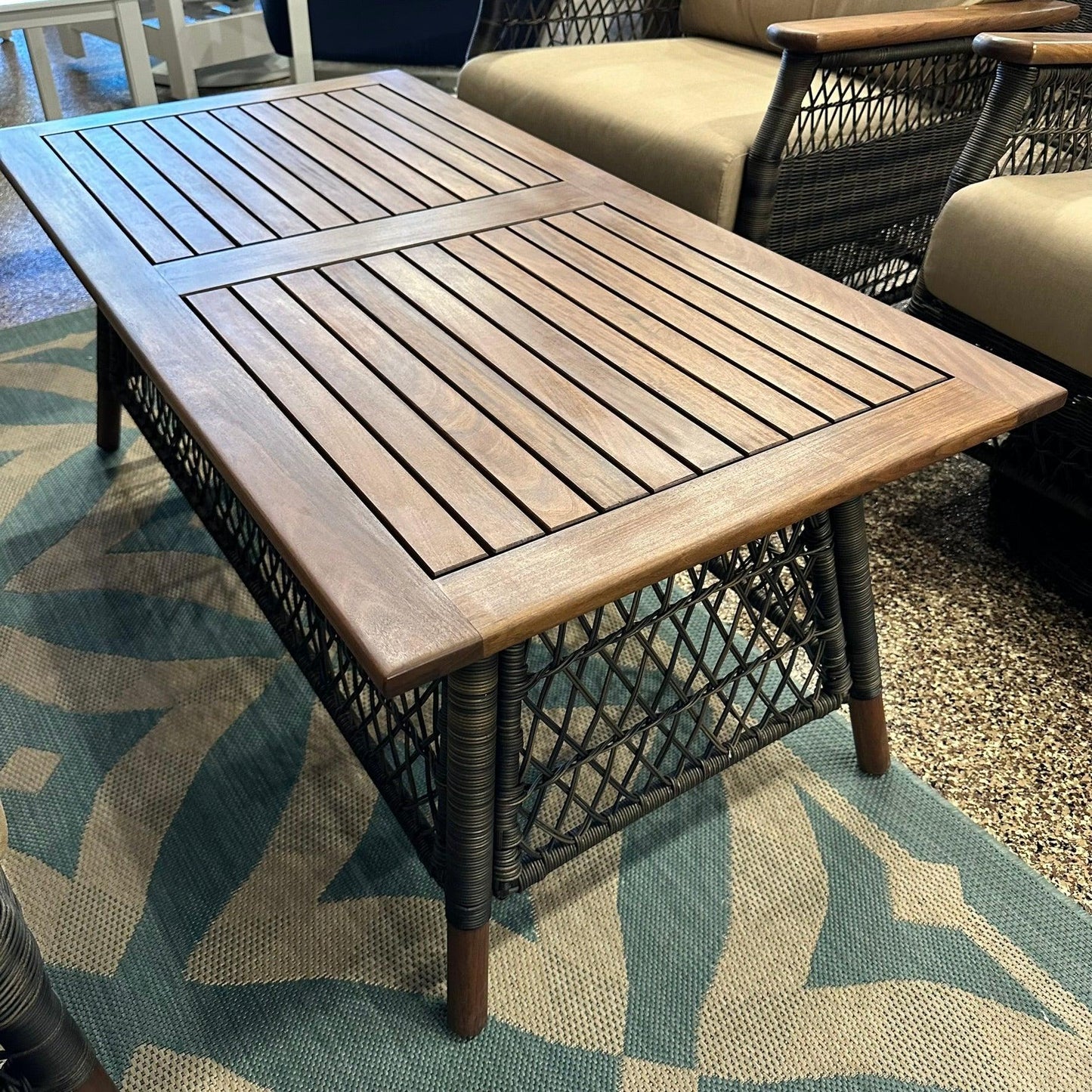 Jensen Outdoor Vintage Lounge Set - Indigo Pool Patio BBQ