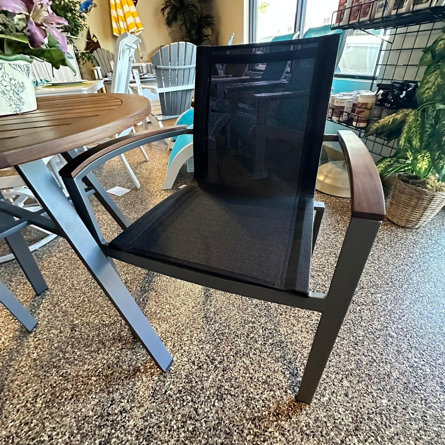 Jensen Outdoor Harmony Bistro Set - Indigo Pool Patio BBQ