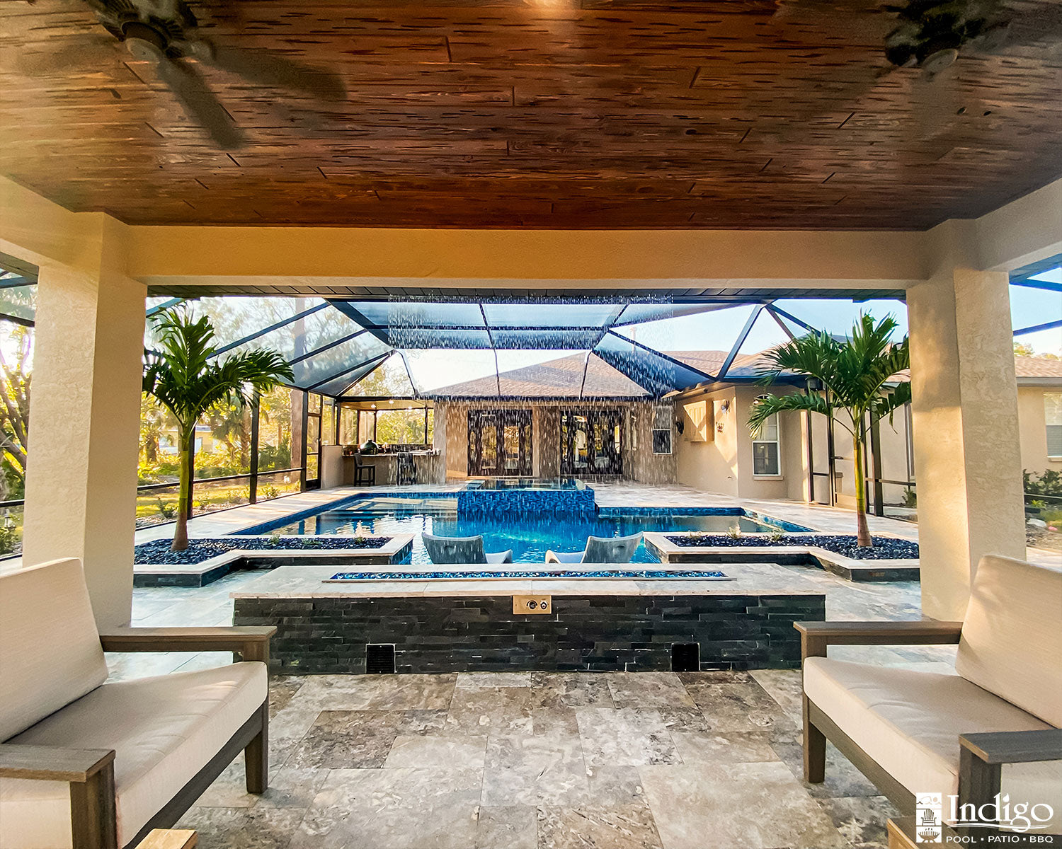 Pool Builder & Contractor in Sarasota, Nokomis, Venice, North Port, Englewood FL - Indigo Pool Patio BBQ