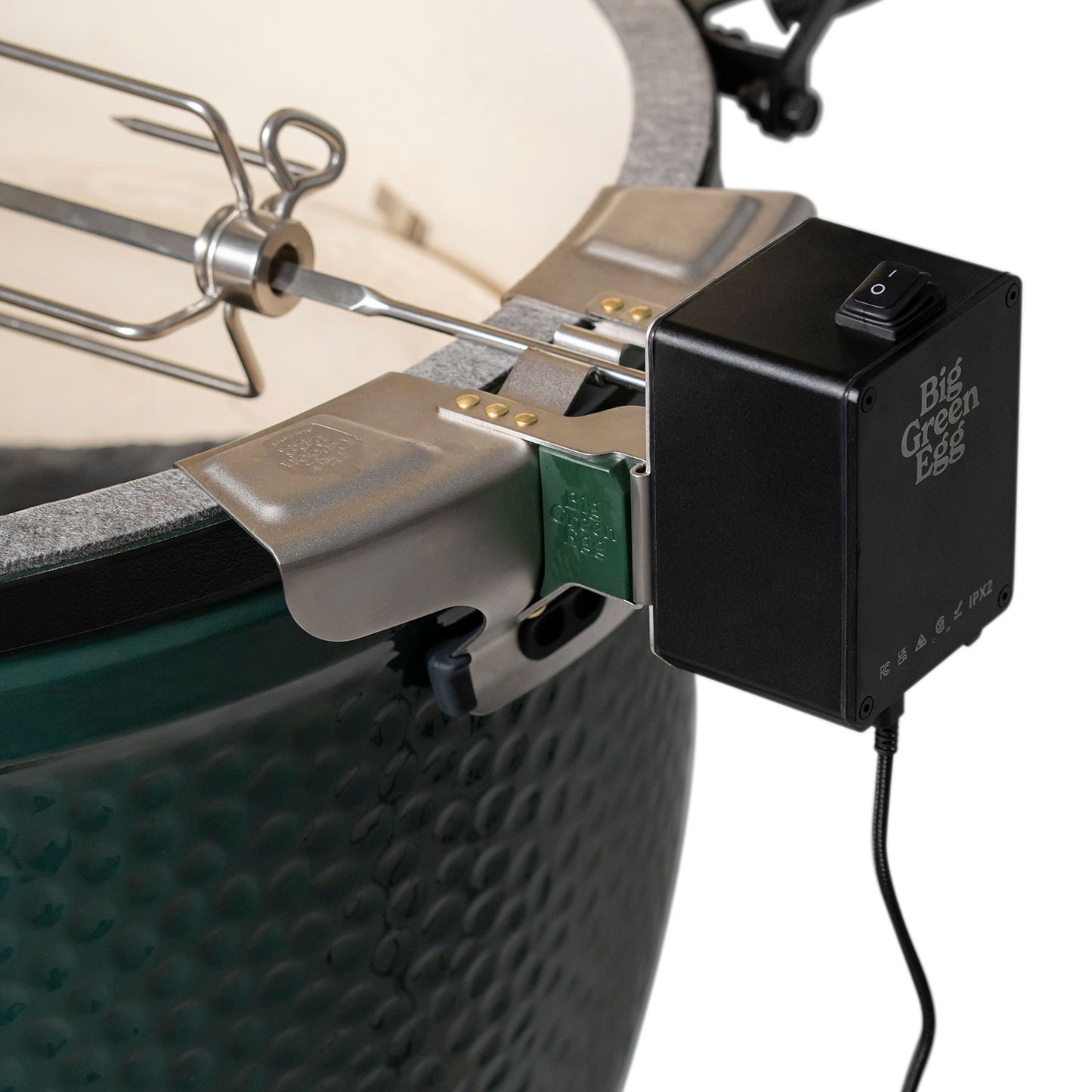 Big Green Egg Rotisserie for Large Egg