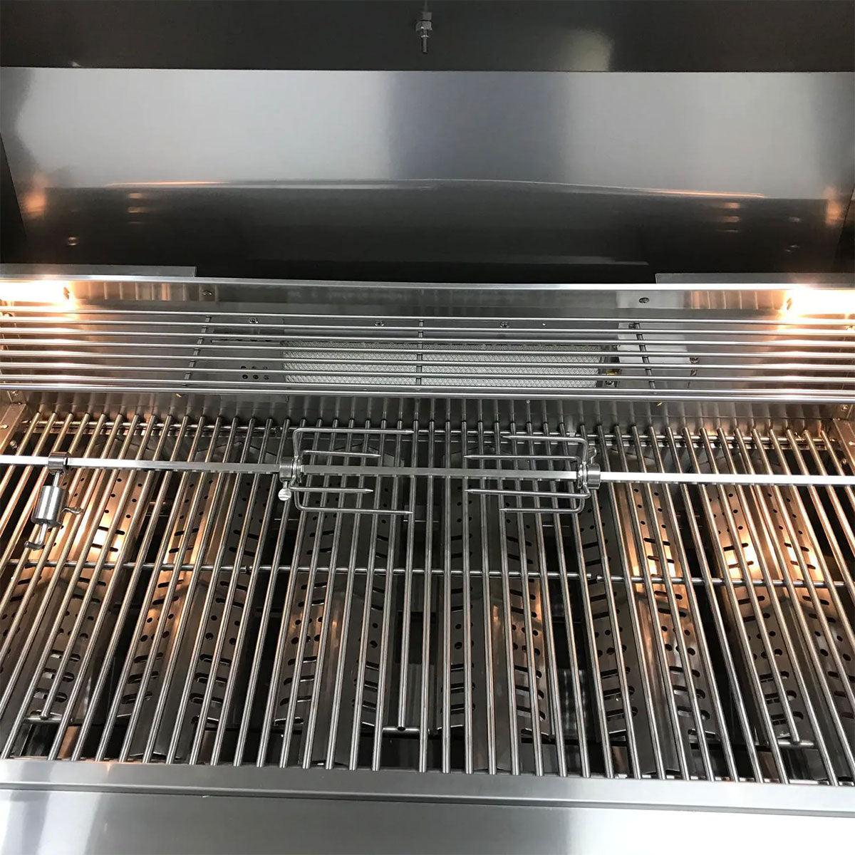 Mont Alpi 805 Island Grill with Refrigerator Monti Alpi Indigo Pool Patio BBQ
