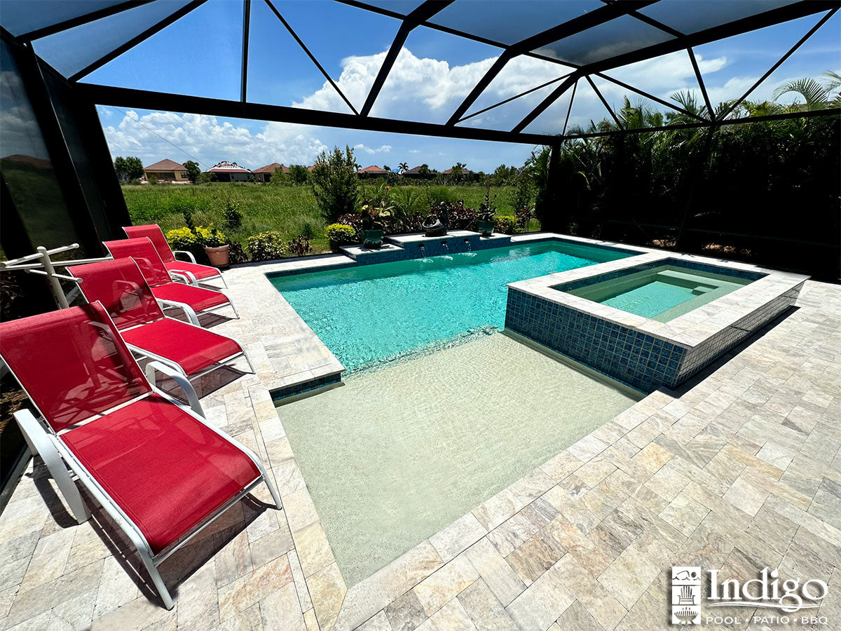 Pool Builder & Contractor in Sarasota, Nokomis, Venice, North Port, Englewood FL - Indigo Pool Patio BBQ