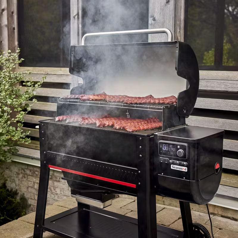 Weber Searwood 600 24: Pellet Grill - Indigo Pool Patio BBQ