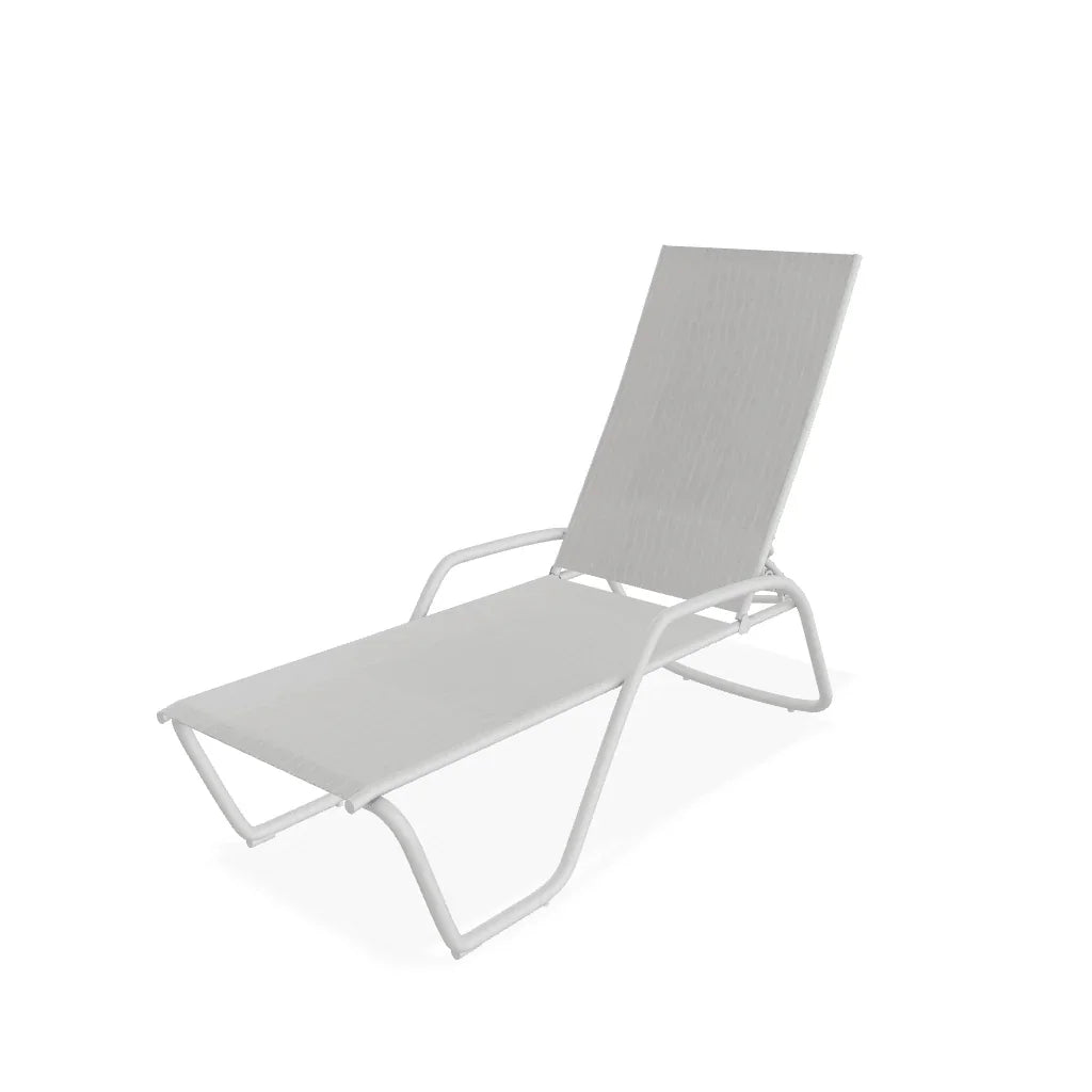 Gardenella Sling Chaise with Arms Telescope Casual Indigo Pool Patio BBQ