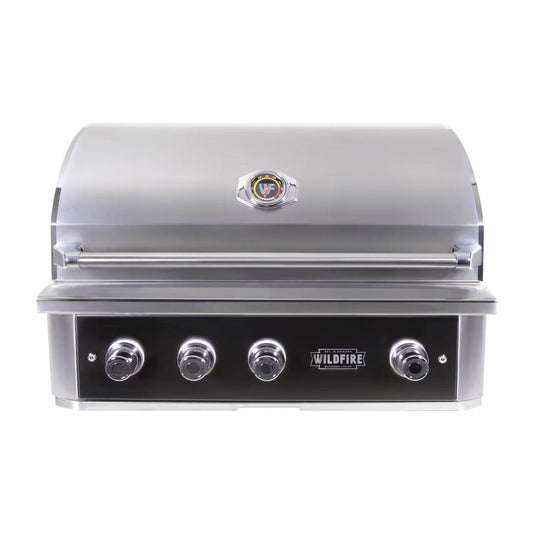 Wildfire Ranch Pro 36" Black Gas Grill - Indigo Pool Patio BBQ