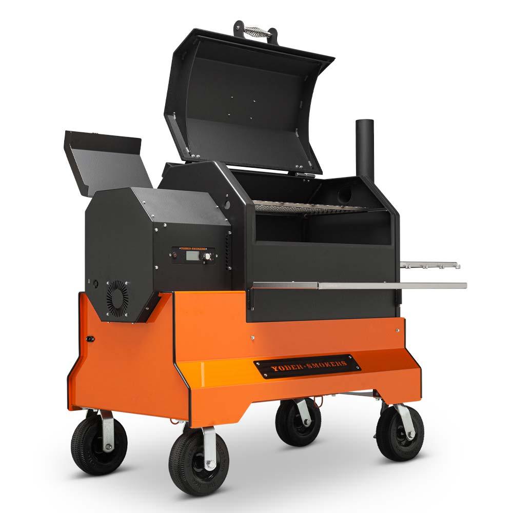 Yoder YS640S Competition Pellet Grill with Storage Drawer - Indigo Pool Patio BBQ