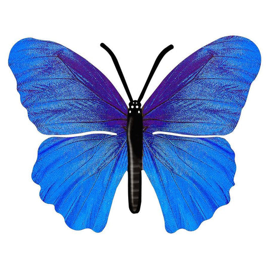Blue Haze Butterfly Wall Art Next Innovations Indigo Pool Patio BBQ