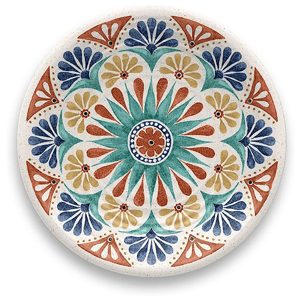 Desert Rio 10.5" Dinner Plate TarHong Indigo Pool Patio BBQ