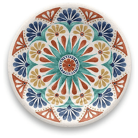 Desert Rio 10.5" Dinner Plate TarHong Indigo Pool Patio BBQ