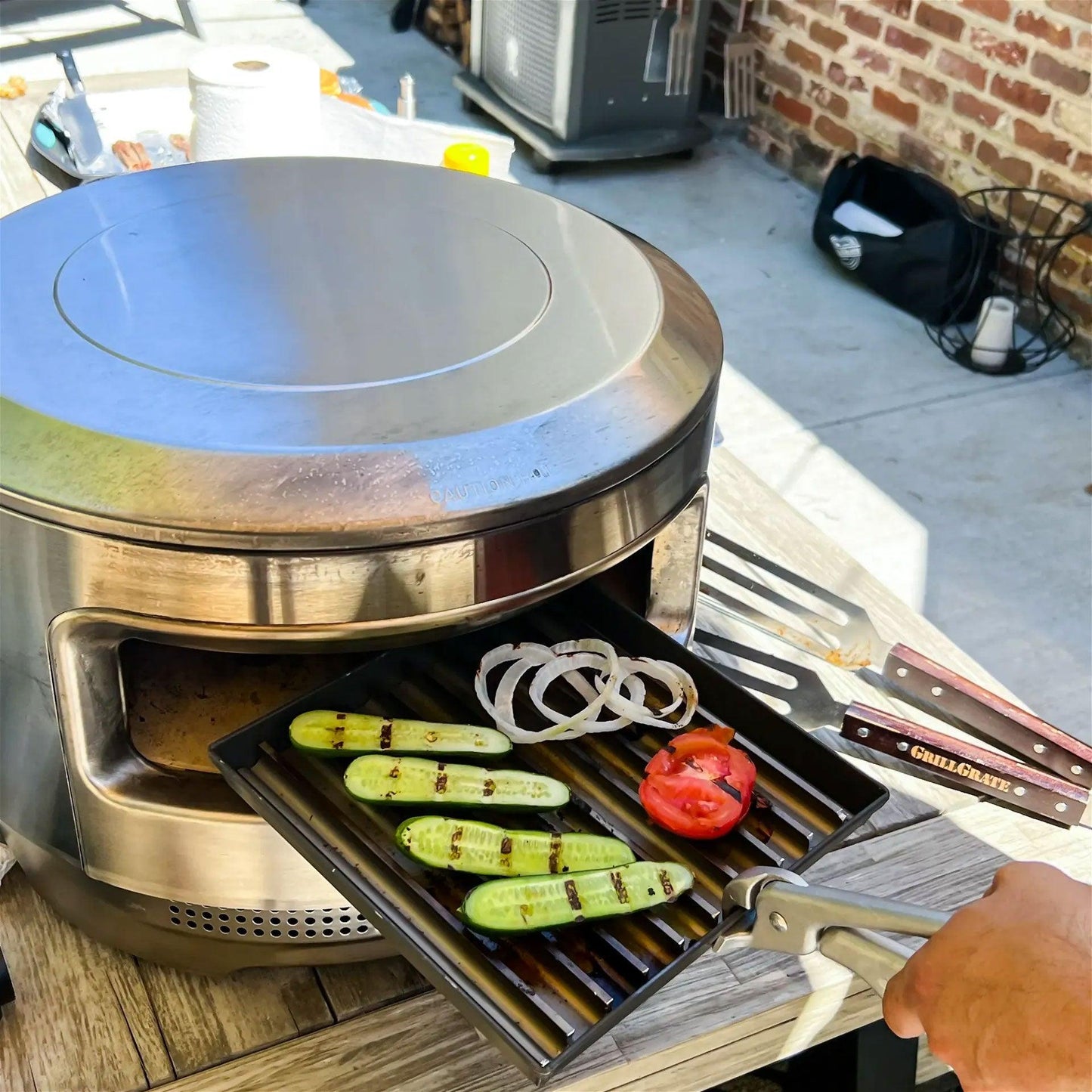 GrillGrate for Pizza & Indoor Ovens - Indigo Pool Patio BBQ