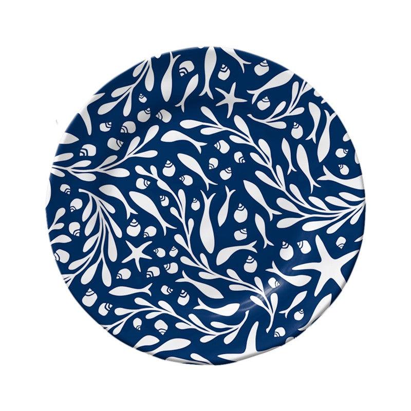 Tidepool 8.5" Salad Plate Merritt International Indigo Pool Patio BBQ
