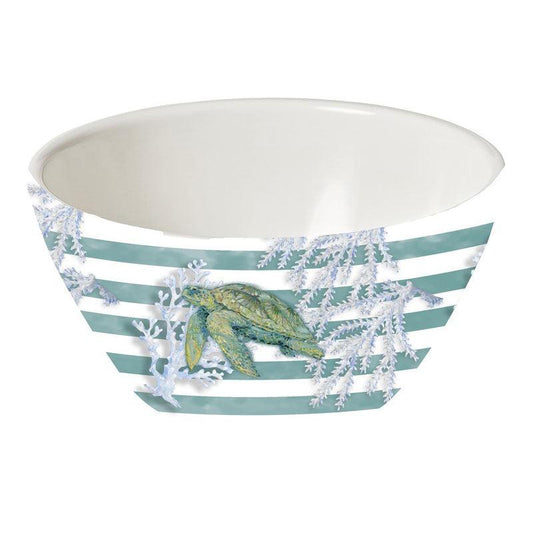 Sea Turtle 5.5 in. x 2.75 in. Dipping Bowl - Indigo Pool Patio BBQ