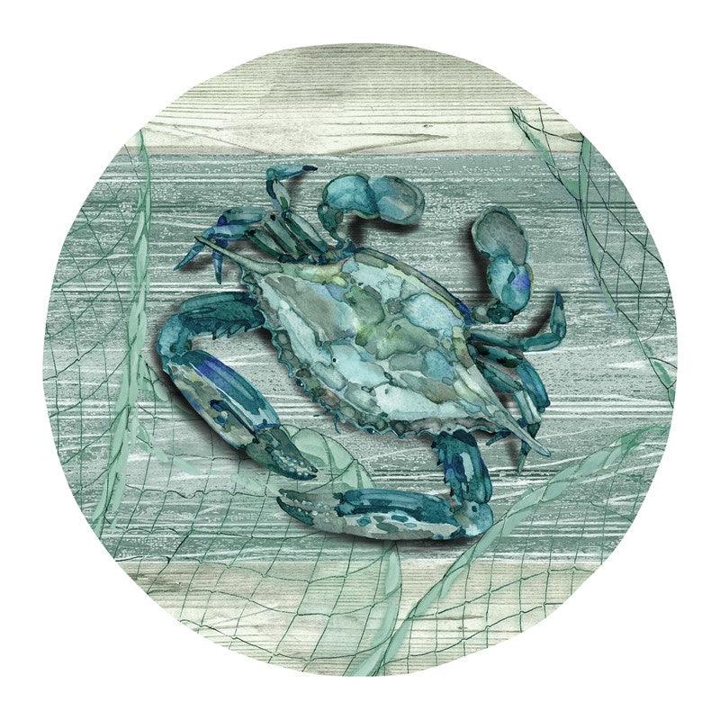Northpoint Crab 11" Dinner Plate - Indigo Pool Patio BBQ