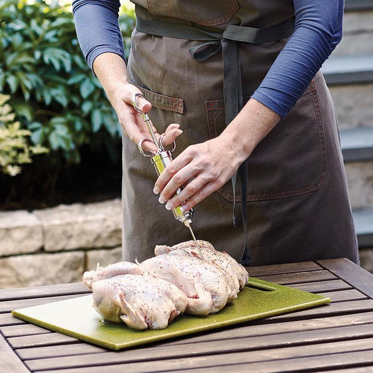 Outset Stainless Steel Meat Injector Set - Indigo Pool Patio BBQ