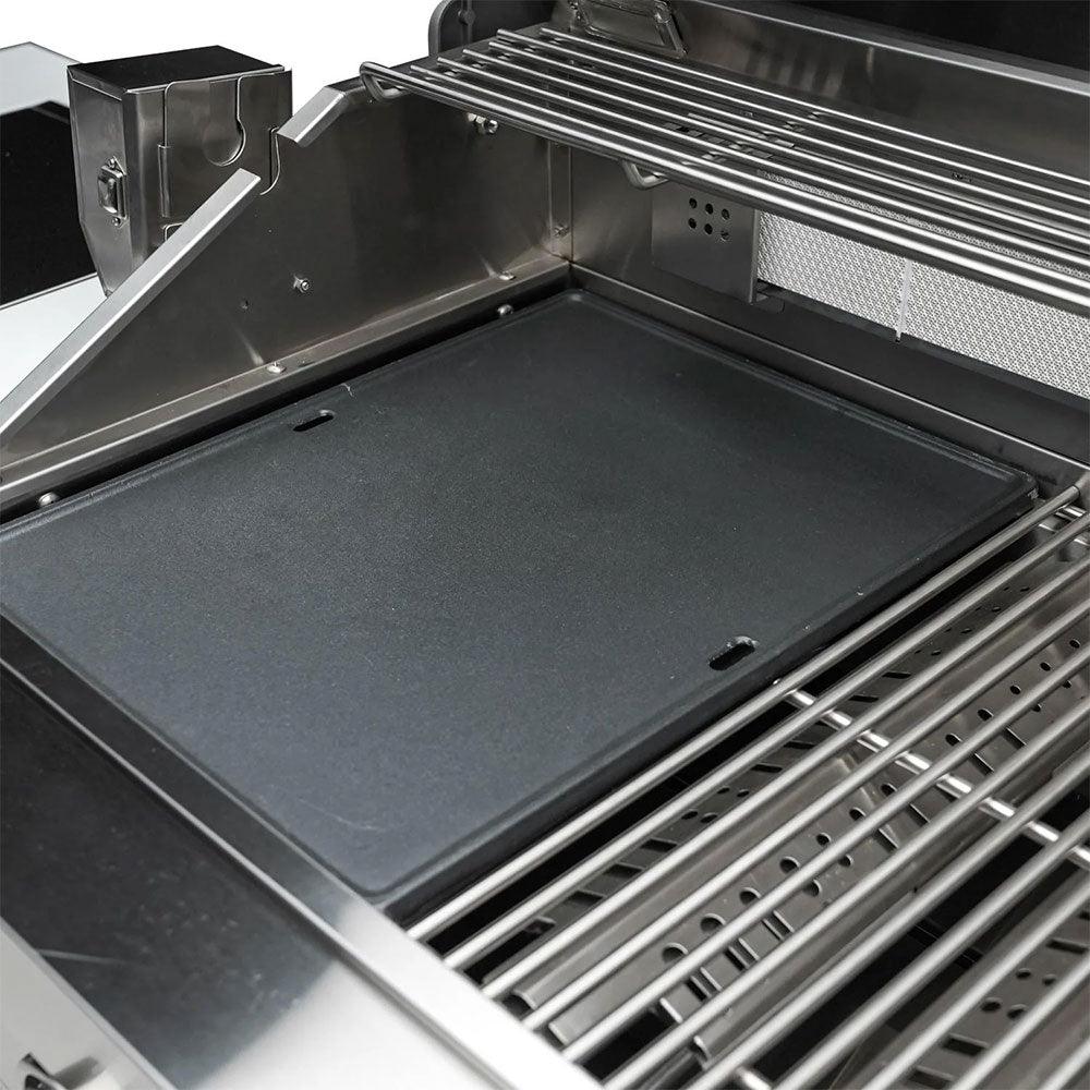 Mont Alpi Cast Iron Dual Sided Griddle Monti Alpi Indigo Pool Patio BBQ