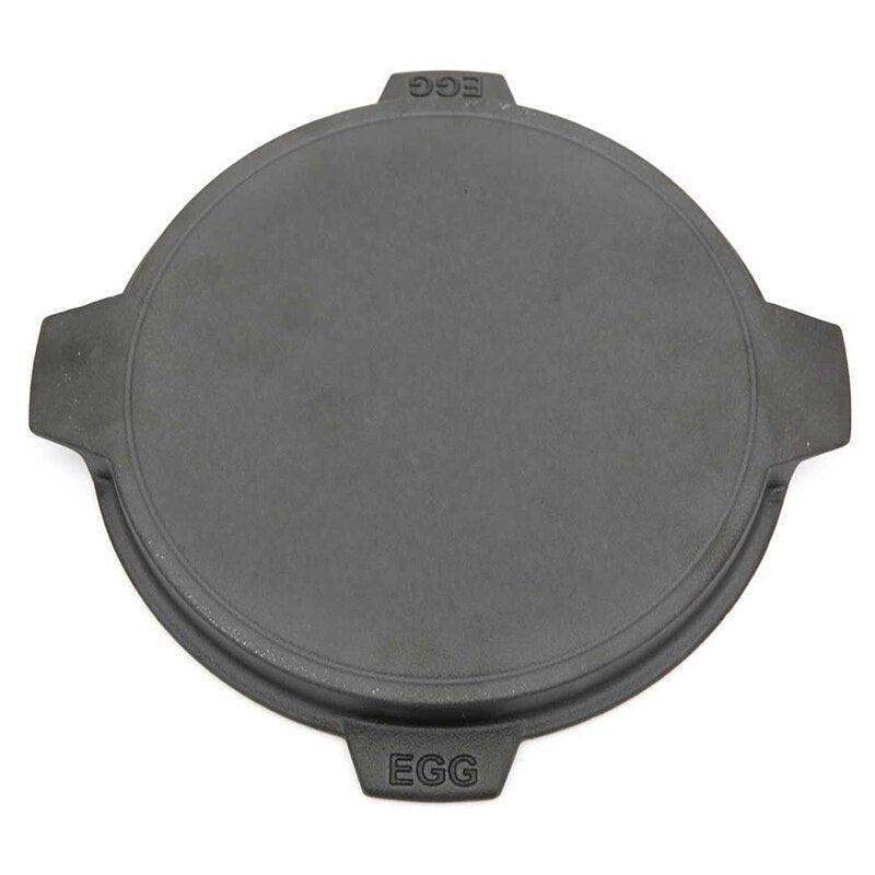 Cast Iron Dual Side Plancha Griddle 10.5"/27 cm for 2XL, XL, L, M, S, MX Big Green Egg Indigo Pool Patio BBQ