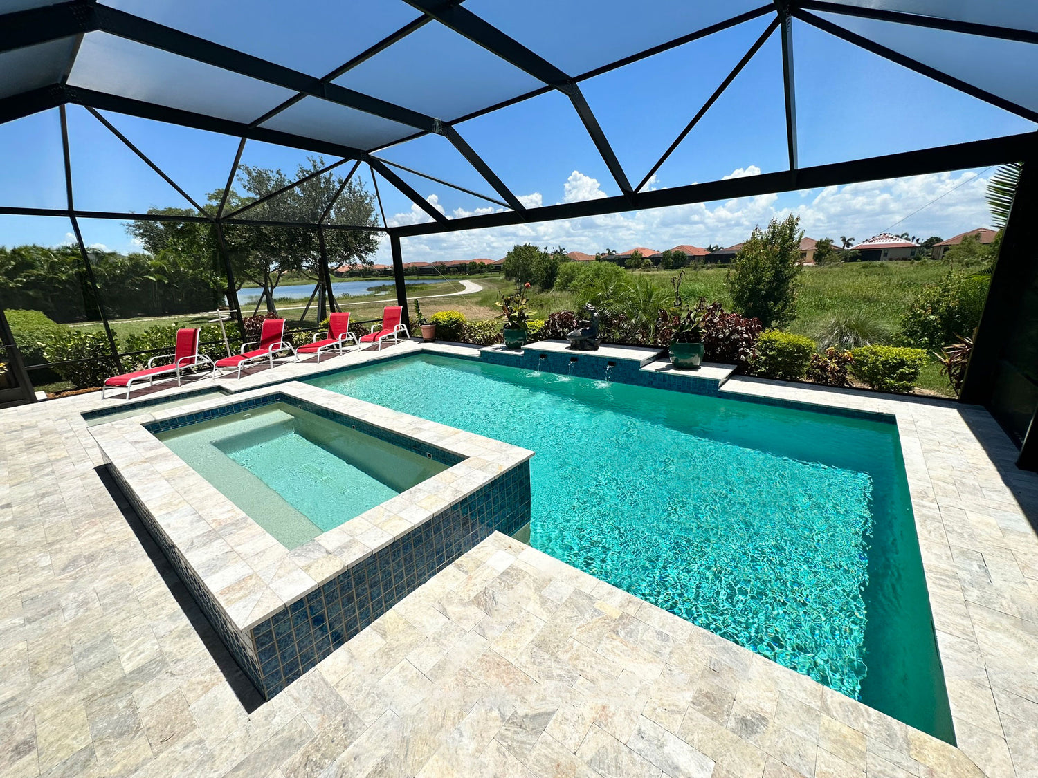 Sarasota, Venice, North Port, Englewood FL Pool Builder & Contractor - Indigo Pool Patio BBQ