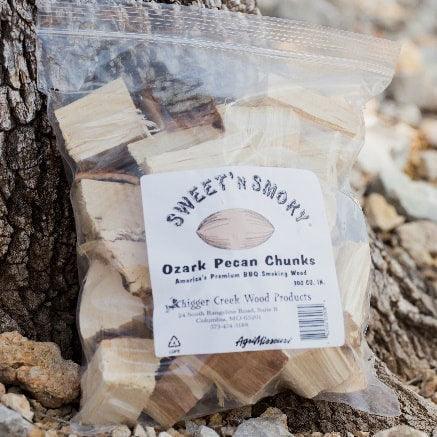 Chigger Creek Sweet 'N Smoky Wood Chunks - Indigo Pool Patio BBQ