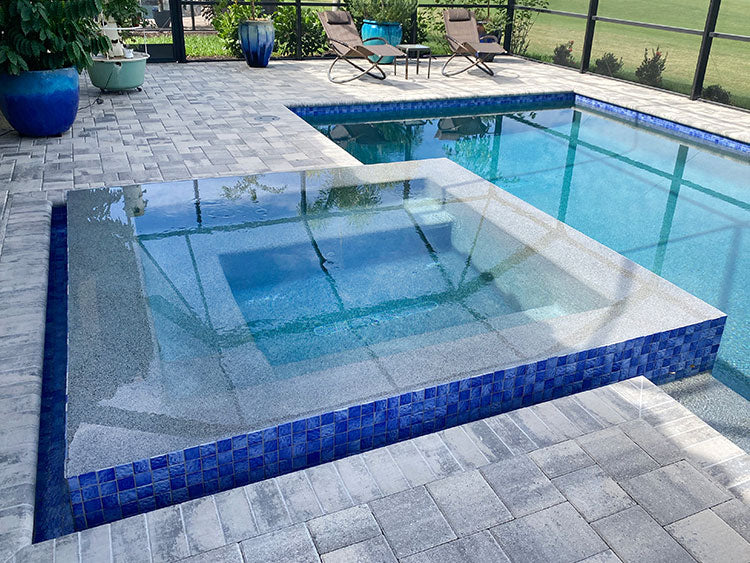 Spill Over Spa Water Feature Venice, North Port, Nokomis, Osprey, Sarasota & Englewood - Indigo Pool Patio BBQ