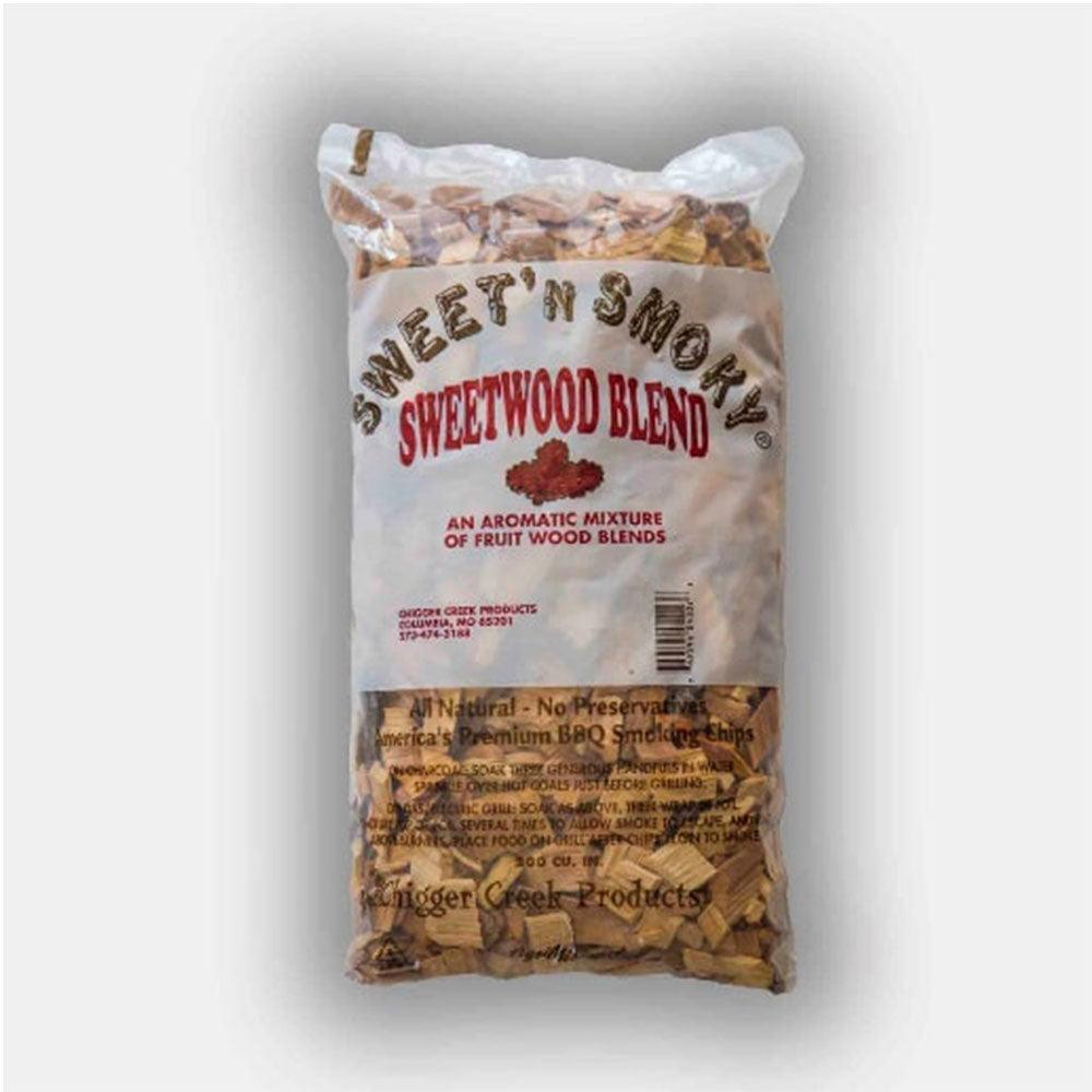Chigger Creek Sweet 'N Smoky Wood Chips - Indigo Pool Patio BBQ