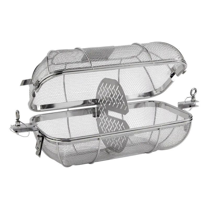 Weber Crafted Rotisserie Crisping Basket Weber Indigo Pool Patio BBQ