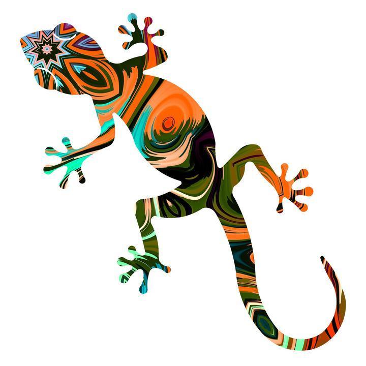 Gecko Medium Jubilee Metal Wall Art Next Innovations Indigo Pool Patio BBQ