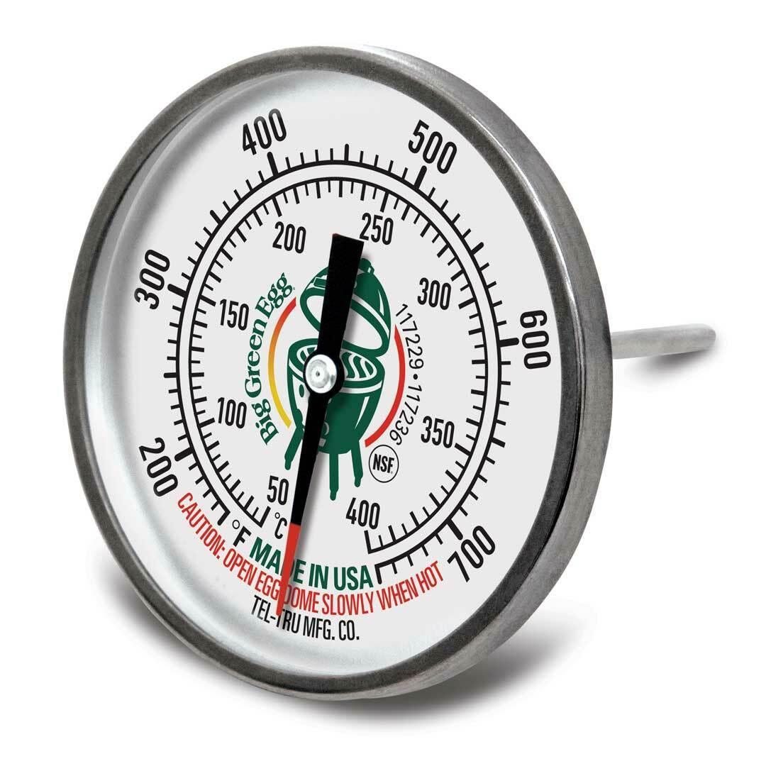 Big Green Egg Temperature Gauge, 2 Inch Dial Big Green Egg Indigo Pool Patio BBQ