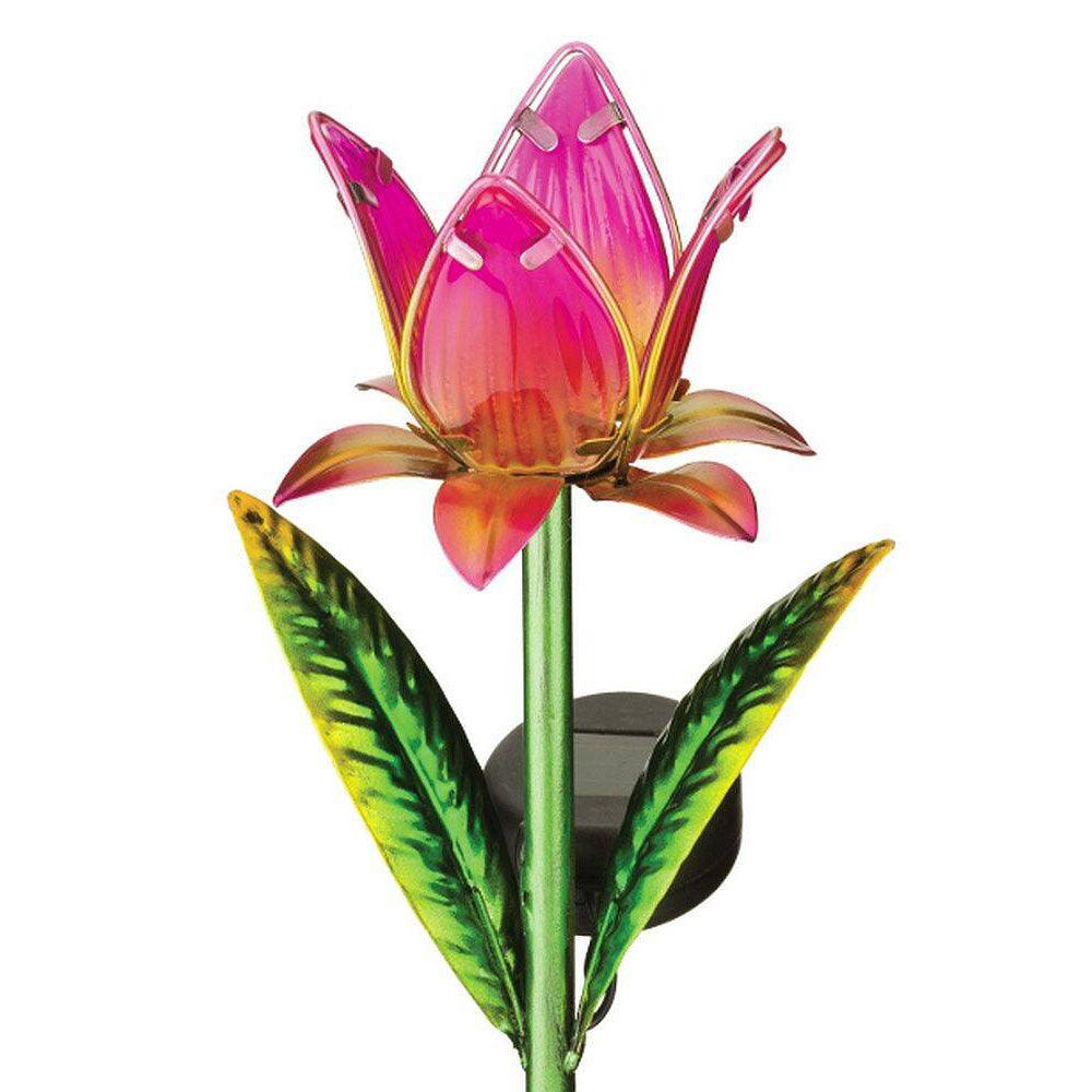 Mini Solar Tulip Stakes Regal Indigo Pool Patio BBQ