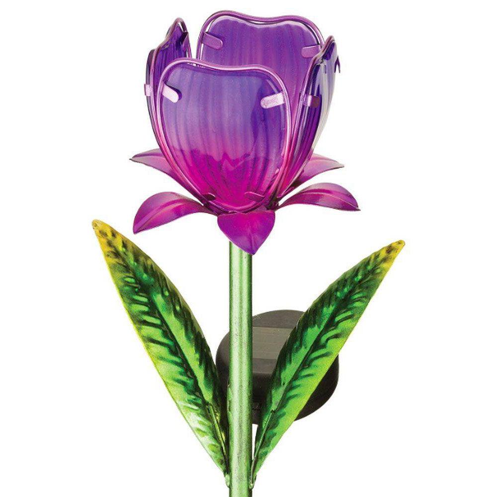 Mini Solar Tulip Stakes Regal Indigo Pool Patio BBQ